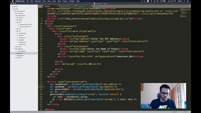 Build a UPI QR Code Generator смотреть онлайн
