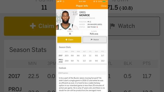 ESPN Fantasy NBA Basketball: How to add & drop players from waivers смотреть онлайн