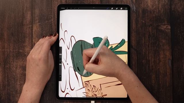 Drawing a BookStore - Procreate Watercolor Tutorial смотреть онлайн