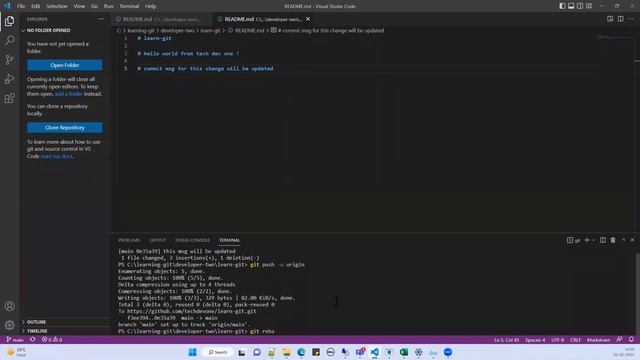 How to modify git commit message for pushed commits смотреть онлайн