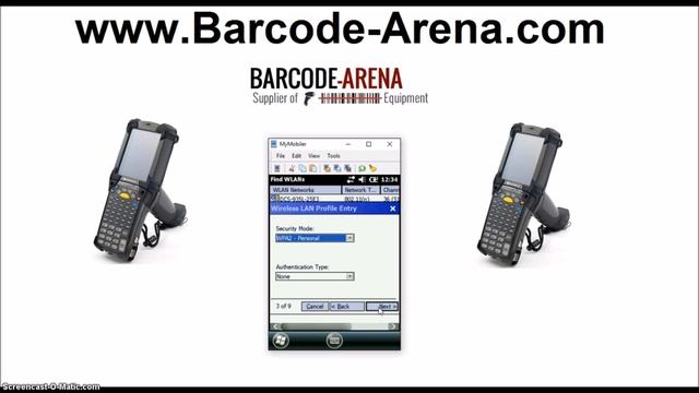 How to Connect MC9200, MC92N0-G, MC67 to WiFi - (Windows Embedded Handheld OS) | Barcode-Arena.com смотреть онлайн
