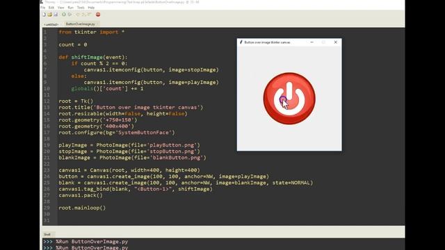 Image as button (tkinter canvas) смотреть онлайн