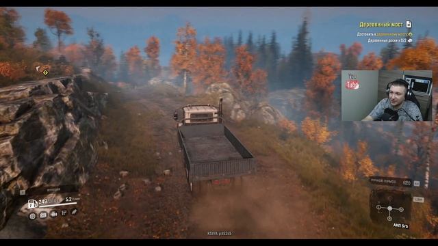 SnowRunner: Мичиган (США). Блэк Ривер. Поручение - Деревянный мост! смотреть онлайн