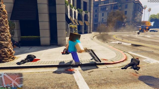 GTA 5 МОДЫ СТИВ ПРИШЕЛ ИЗ МАЙНКРАФТ В ГТА 5! ОБЗОР ВИДЕО ИГРЫ GTA 5 С МОДАМИ! ПРИКОЛЫ В ГТА МОД MOD смотреть онлайн
