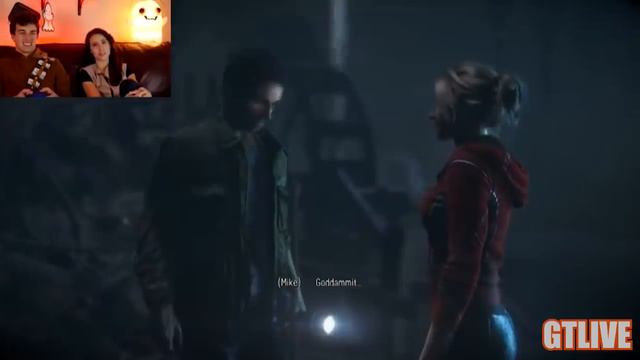 Let's Players Reaction To Reading Hannah's Scrawled Journal In The Mines | Until Dawn