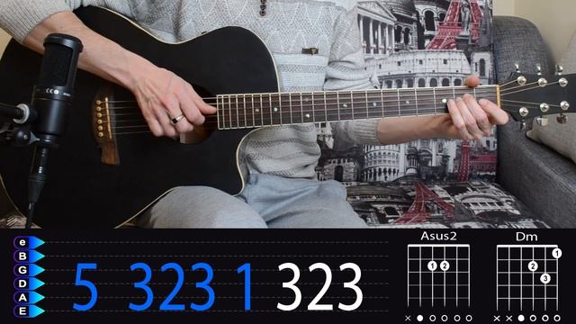 Макс Корж - Малолетка на гитаре БЕЗ БАРРЭ. Аккорды и бой песни смотреть онлайн
