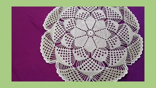 Вязание крючком. Салфетка" Осеннее настроение".Crochet. Häkeln. смотреть онлайн