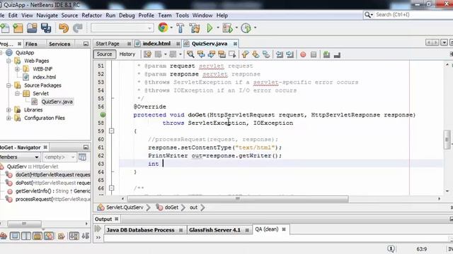 Java Servlet - Quiz Application смотреть онлайн