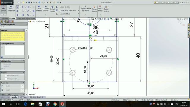 From PDF to a model in SolidWorks смотреть онлайн