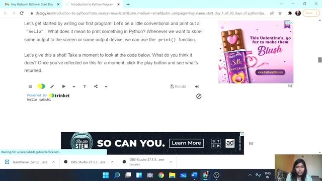 Python For Beginners | Learn Python In 30 Days | Newsletter смотреть онлайн