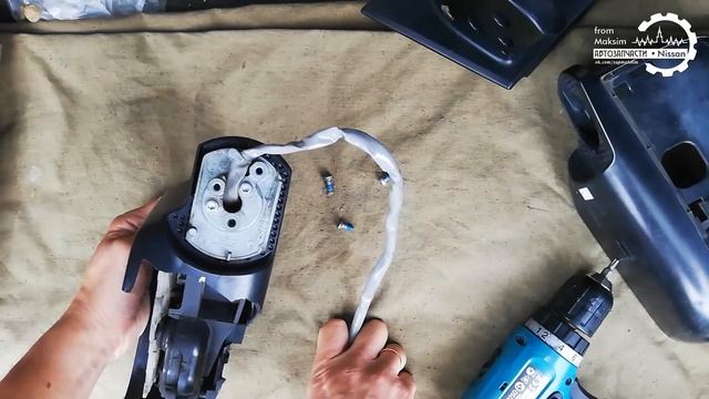 Разборка / сборка зеркала NIssan X-Trail T31