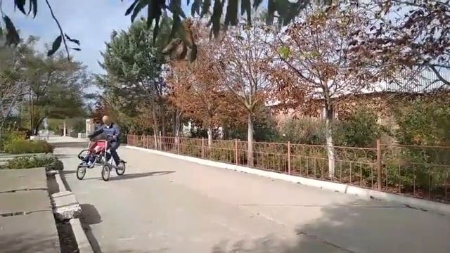 Велоколяска Taga bike в Крыму (Щелкино) смотреть онлайн