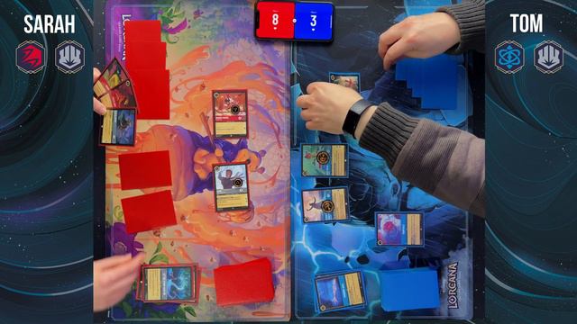 Donny Duck (Ruby/Steel) VS Goofy (Sapphire/Steel) Disney Lorcana TCG Rise of the Floodborn Gameplay смотреть онлайн