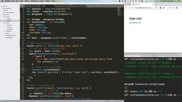 JS Quick Hits 77 - MongoDB & Mongoose Part 4 - Retrieving Data смотреть онлайн