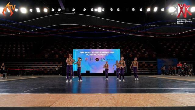 Аметист - Отборочный тур - Аэробика 11-13 лет - Первенство России по Фитнес-аэробике 2021 смотреть онлайн