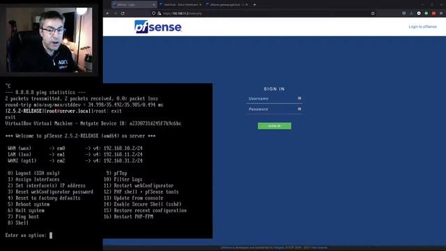 Learn to use the Console on pfSense 21.x смотреть онлайн