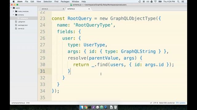 GraphQL with React: The Complete Developers Guide : Resolving with Data смотреть онлайн