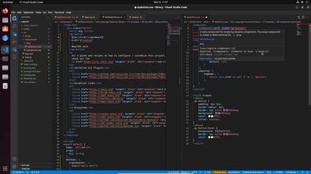 Eigene Vue Komponenten - Button [Teil 2] смотреть онлайн