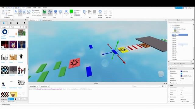 Create Obby in Roblox. Создание паркура платформер в Роблокс смотреть онлайн