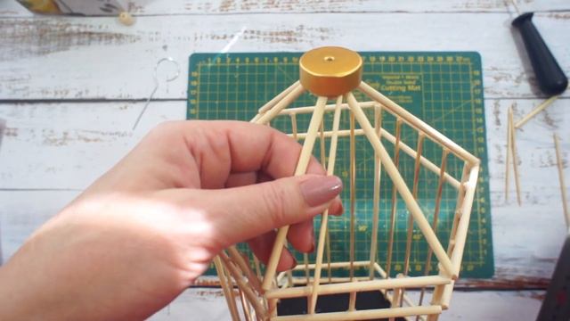 Декоративная клетка Vintage + фигурки для декора DIY | Decorative Birdcage Vintage смотреть онлайн