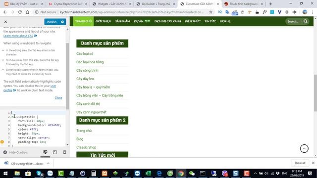 Hướng dẫn chỉnh sửa HTML và CSS Wordpress смотреть онлайн