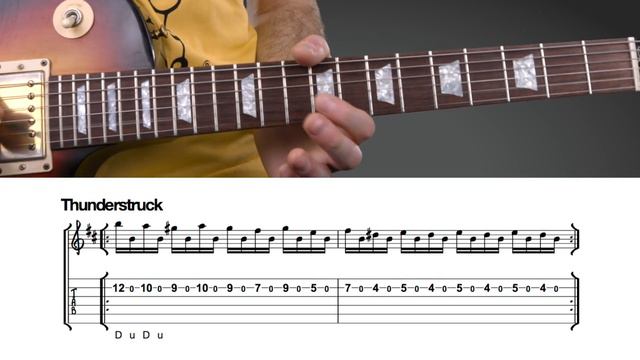 TOP 5 BEST | AC/DC | RIFFS | Guitar Lesson