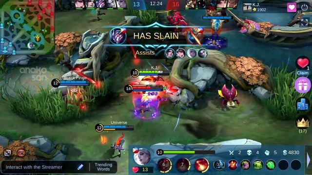 COMBO TOP 1 CARMILLA CECILION SPECIAL SKILL - TOP 1 GLOBAL CARMILLA K.J. - MOBILE LEGENDS смотреть онлайн