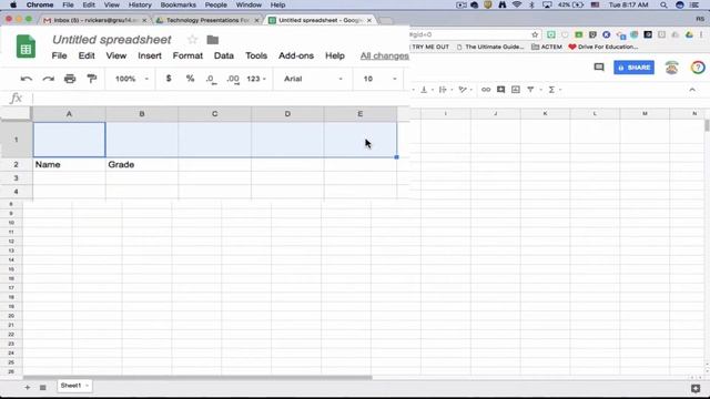Google Sheets: Make a "header" смотреть онлайн