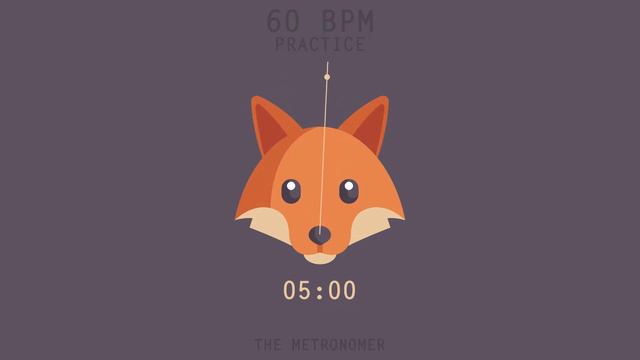 60 bpm Metronome 3 x 15 min - Practice for 1 Hour смотреть онлайн