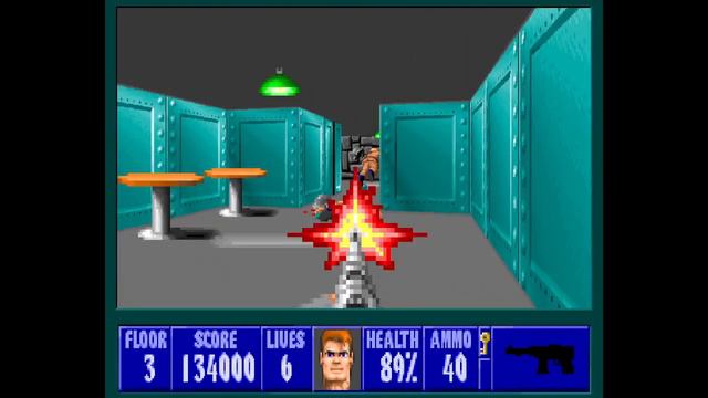Wolfenstein 3D mod: "Ipank7000's Mapset" E1M3 (60 new level) - Let's Play shtum - Letsplay stumm смотреть онлайн