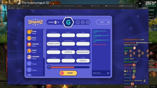 New Word Party Game! | AdmiralBulldog plays Stopots: The Categories Game смотреть онлайн