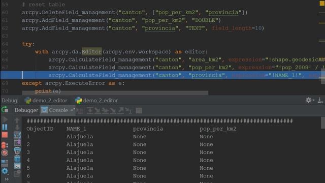 Python: Working with Feature Data смотреть онлайн