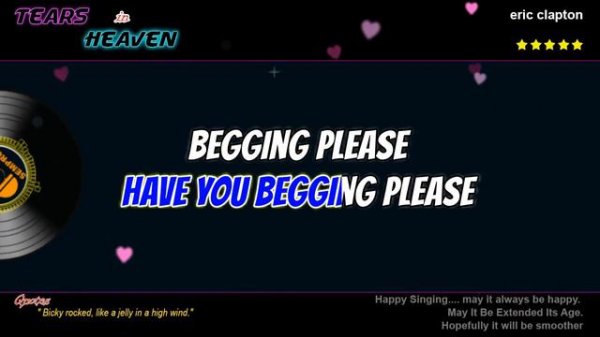 TEARS IN HEAVEN - eric clapton | karaoke version | HD audio X-minus