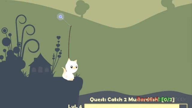 Обзор игры Cat Goes Fishing поймали БОБА!! смотреть онлайн