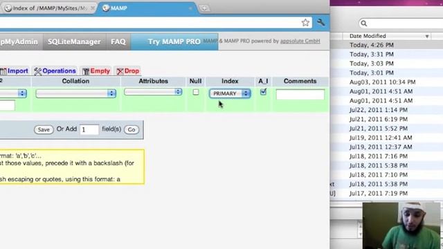 PHP & MySQL 4 - Edit & Delete From phpMyAdmin - Arabic смотреть онлайн