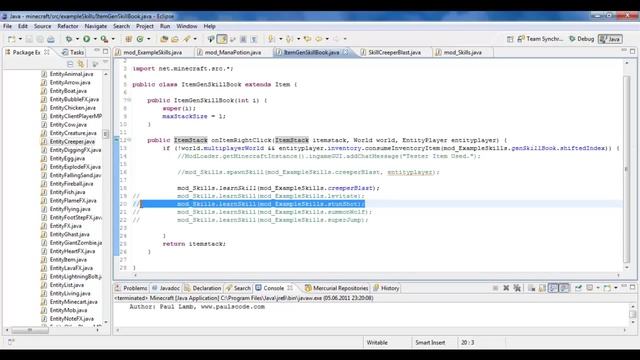 Minecraft Skill API Tutorial