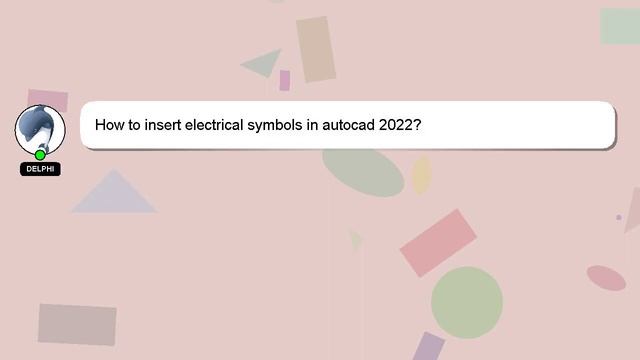 How to insert electrical symbols in autocad 2022? смотреть онлайн