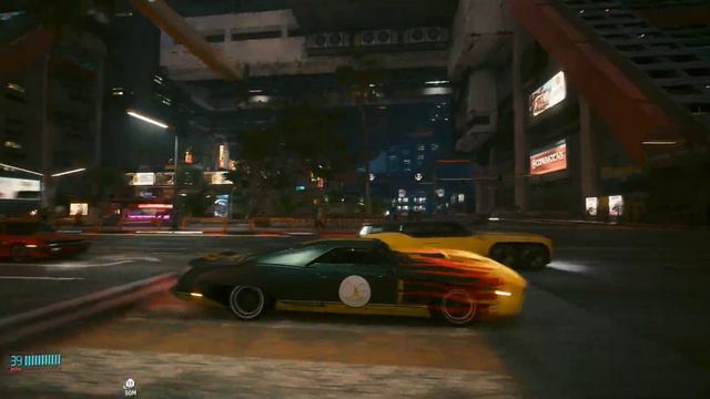 Cyberpunk 2077 My SPORT R 7 CHARON got crazy flames hologram on front the car смотреть онлайн