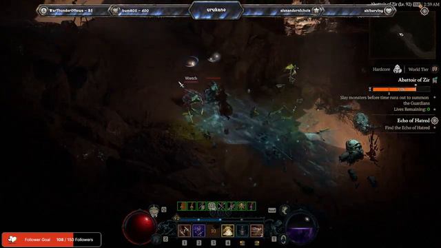 Diablo 4 Abattoir of Zir Tier 6 at LVL 92 Rogue Hardcore смотреть онлайн