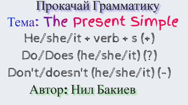 The Present Simple: аудио подкаст смотреть онлайн