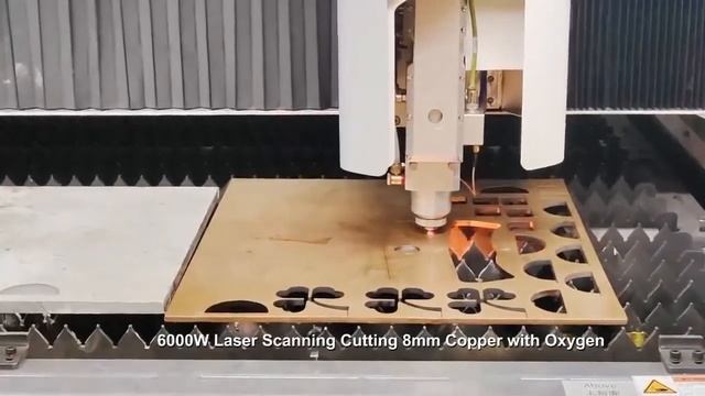 Как лазер Bodor режет медь|Bodor с опцией ScanningCutting|Резка меди 8мм Maxphotonics 6кВт смотреть онлайн