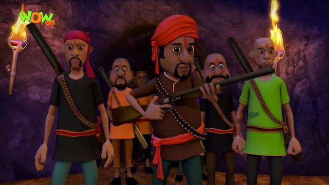 Motu Patlu In Hindi   Cricket League   Cartoon For Kids   Wow Kidz   Video Dailymotion 2