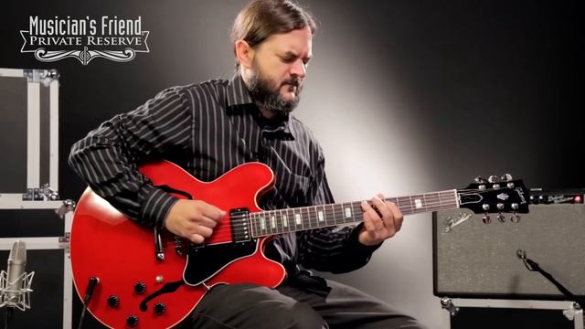 Gibson 2015 ES-335 Semi-Hollow Electric Guitar смотреть онлайн
