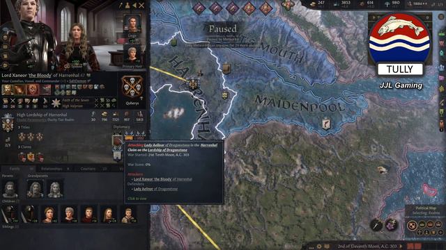 Riverlyrian 🐉 | CK3 AGOT Multiplayer - Lords of the River #3 смотреть онлайн