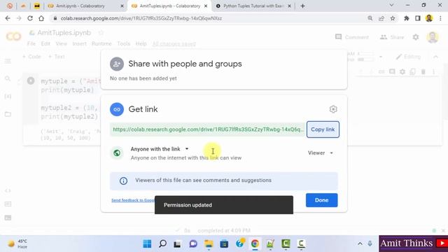 Easily share Python Notebook with anyone on Google Colab (colab.research.google.com) | 2022 смотреть онлайн