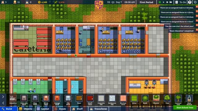 Academia School Simulator - УЧЕБНЫЙ ДЕНЬ (#2) смотреть онлайн
