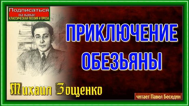 Приключение обезьяны —Михаил Зощенко — читает Павел Беседин смотреть онлайн