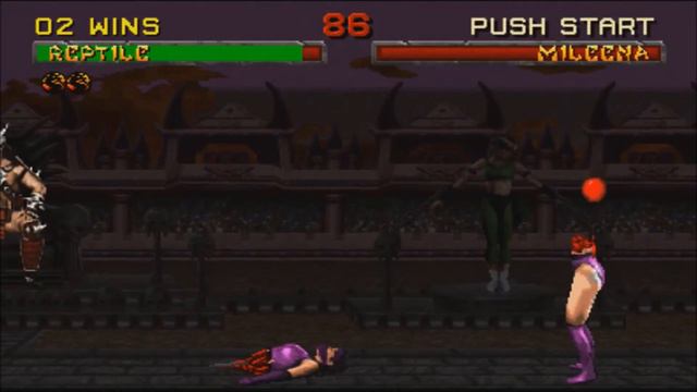 Mortal Kombat II (Arcade) Reptile Gameplay on Very Hard no Continues смотреть онлайн