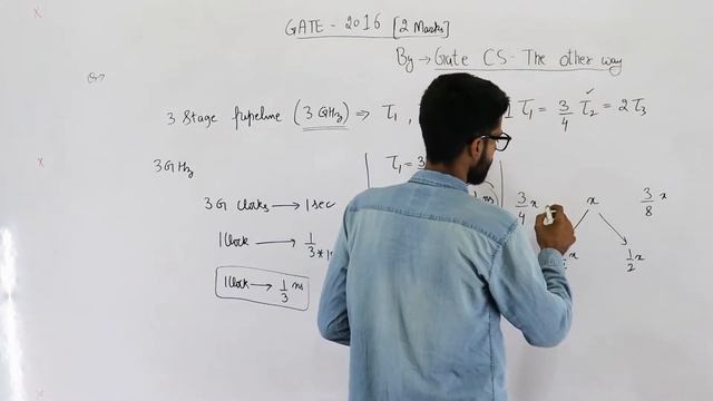 Gate 2016 pyq CAO | Consider a 3 GHz (gigahertz) processor with a three-stage pipeline and stage смотреть онлайн