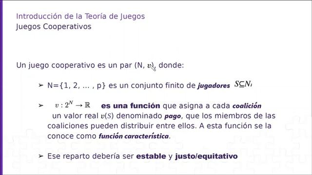 Shapley Values 1 Introducción a la Teoría de Juegos смотреть онлайн